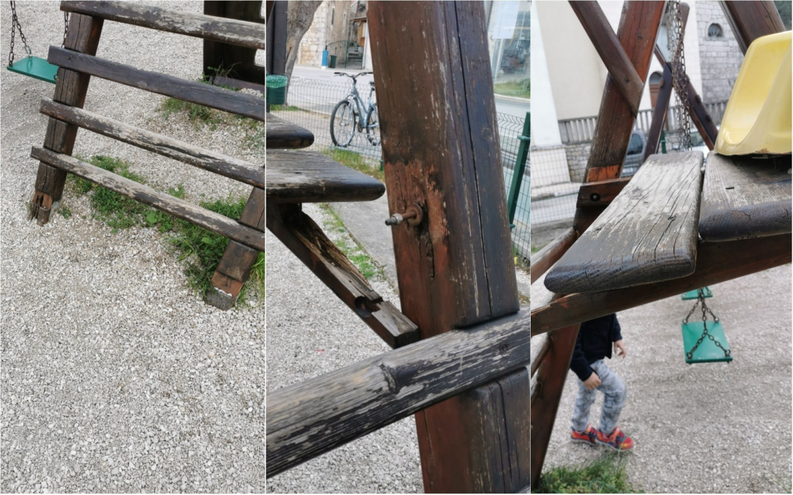 Igralište u Zatonu primjerenije za vojni poligon nego za dječju igru: ‘Vire hrđavi vijci od 20 centimetara’