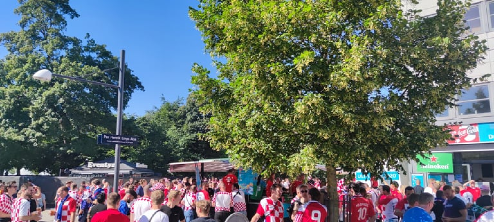 Vatrene s tribina bodre i deseci Šibenčana: Kopenhagen postao 'Kockenhagen'