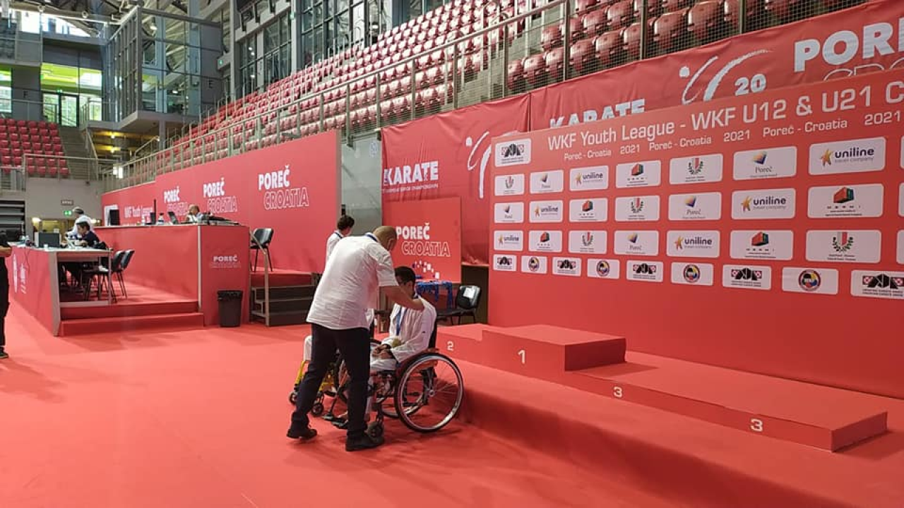 Šibenčanin Antonio Šaršanski osvojio zlatnu medalju na Para-Karate turniru u Poreču