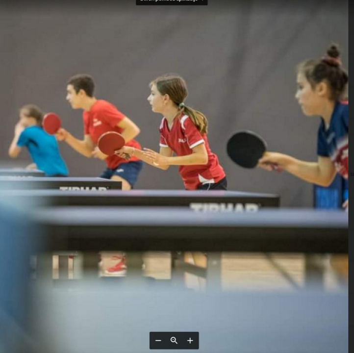 Mlada Šibenčanka Franka Miškić na kampu stolnoteniskih nada