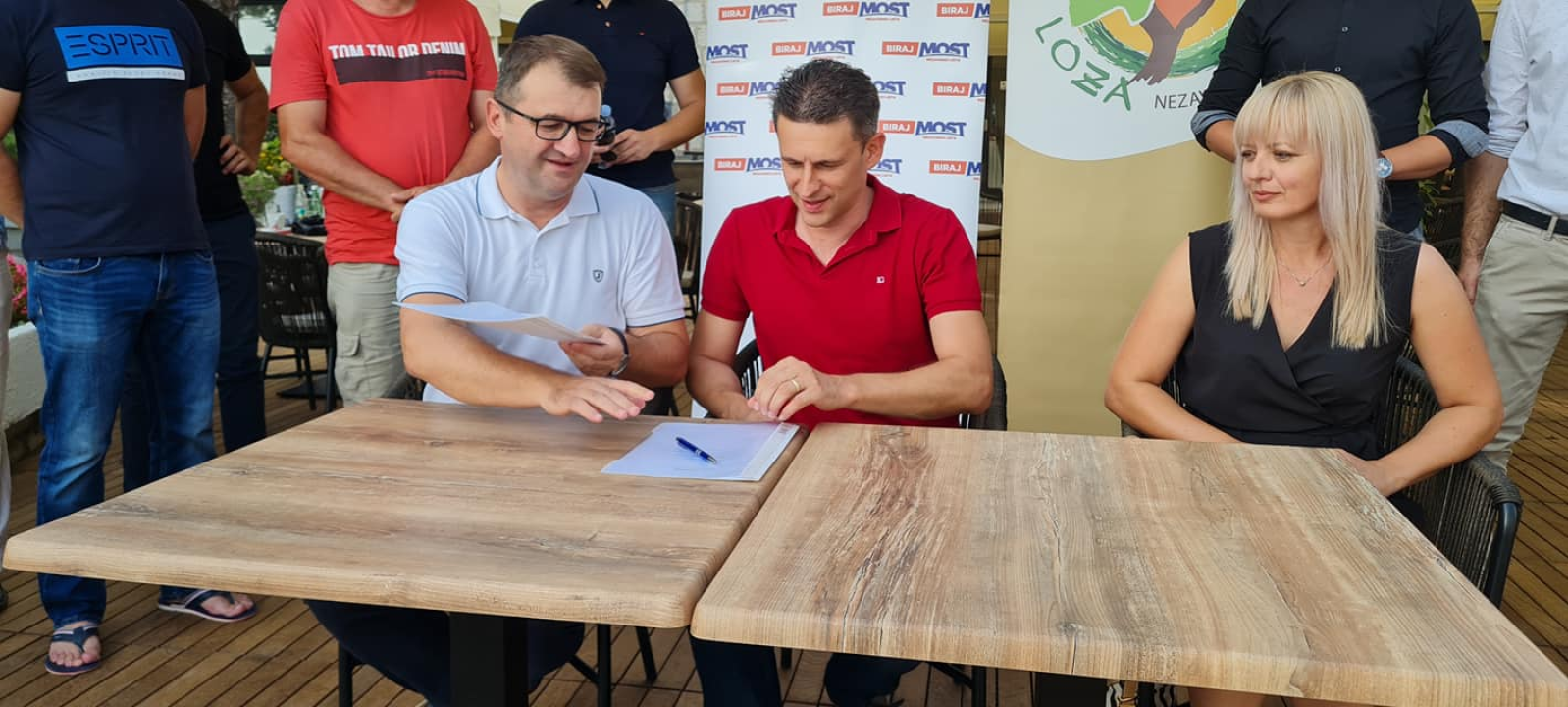 Vjenčanje Mosta i Loze u hotelu Jadran: 'Ovaj čin spajanja je produljenje svih naših odnosa'