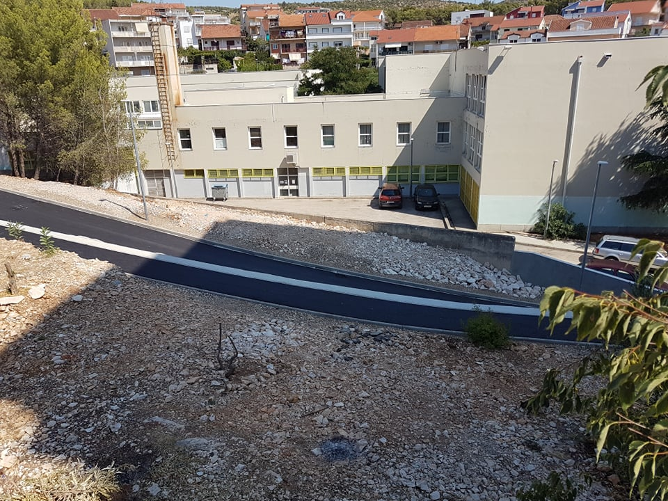 Radovi na probijanju slijepe ulice kod OŠ Vidici pri kraju: Ostaje još postavljanje ograde i signalizacije  