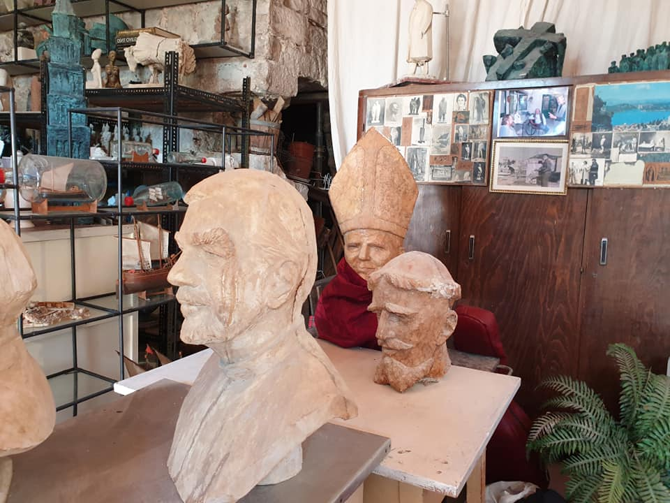 Makedonci, Hrvati i Ale Guberina: Uređen i prezentiran atelje čuvenog šibenskog kipara