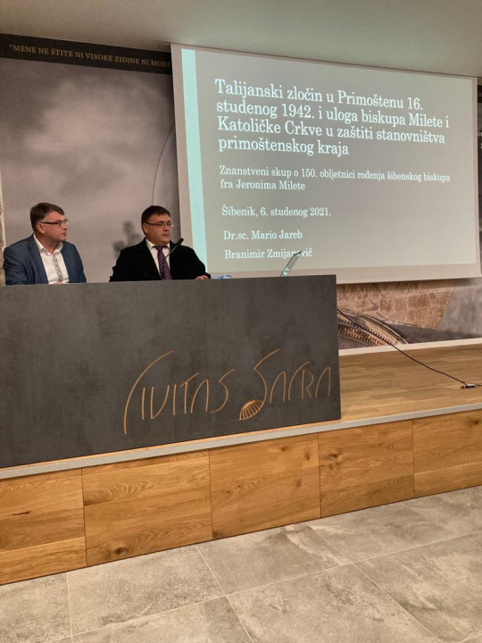 U Šibeniku održan znanstveni skup o 150. obljetnici rođenja šibenskoga biskupa fra Jeronima Milete 