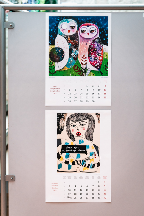 Grupa 9 predstavila svoj prvi kalendar: ‘Ovo je bis naše izložbe, ali u malim formatima’