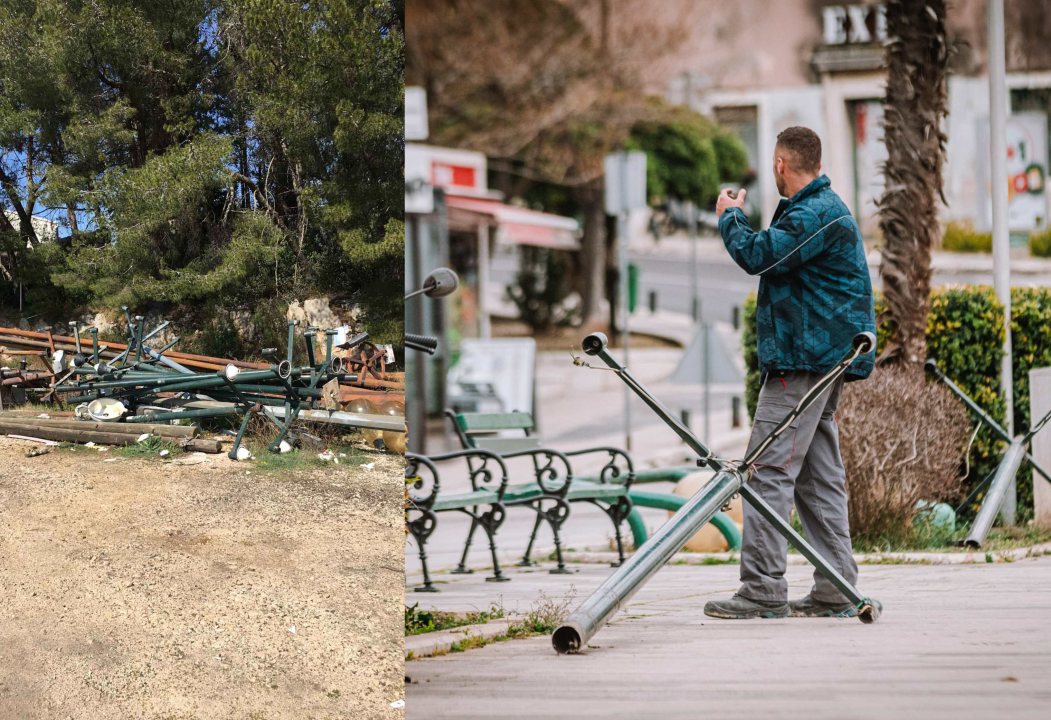 Stara rasvjeta s rive završila na TEF-u okružena tonama građevinskog i drugog otpada!