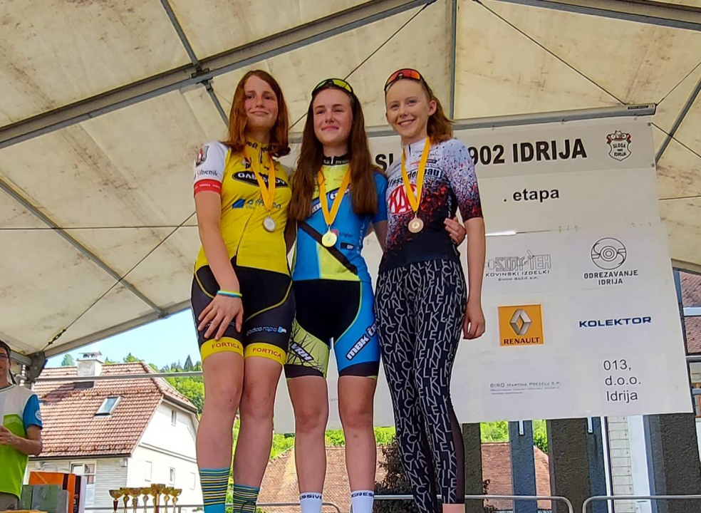 Petra Čuklin iz šibenskog kluba Fortica druga na etapnoj utrci VN Idrije