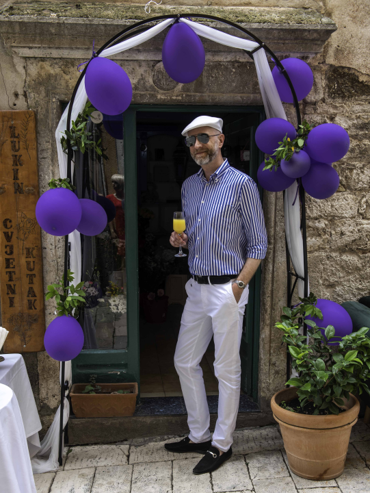 Šibenski cvjećar Luka Čular donio dašak kraljevskog dvora u centar grada