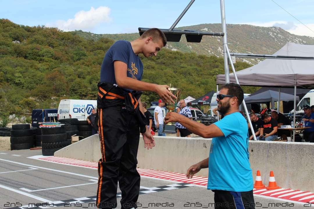 Šibenčanin Franko Škugor osvojio prvo mjesto na 1. Nagradi Kartodroma Bura