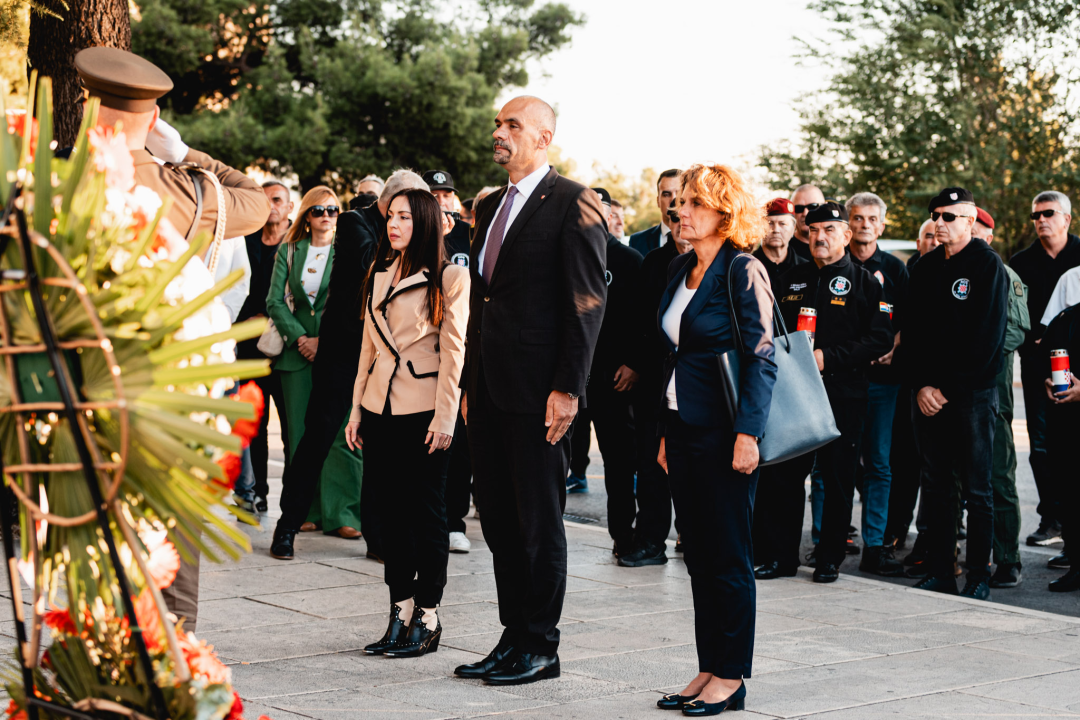 Šibenčani komemoracijom na Baldekinu i mimohodom obilježili 31. obljetnicu Rujanskog rata