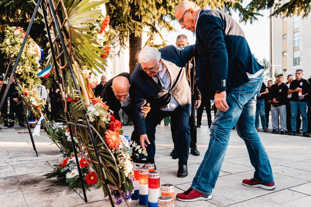 Šibenčani komemoracijom na Baldekinu i mimohodom obilježili 31. obljetnicu Rujanskog rata