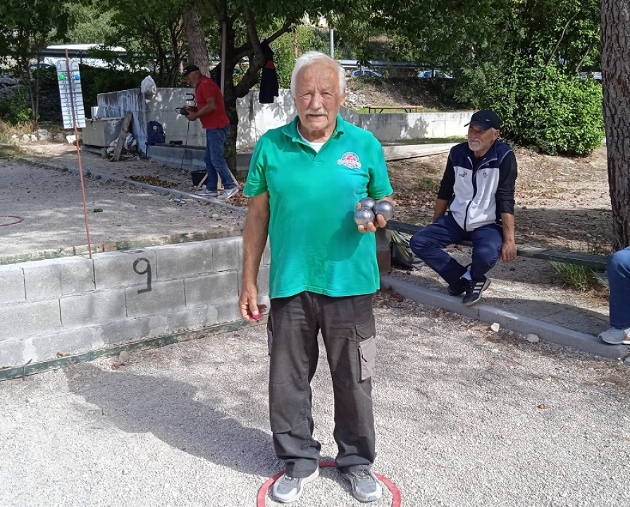 Miljenko Petrović iz PK Krešimirova grada prvak Hrvatske u petanci