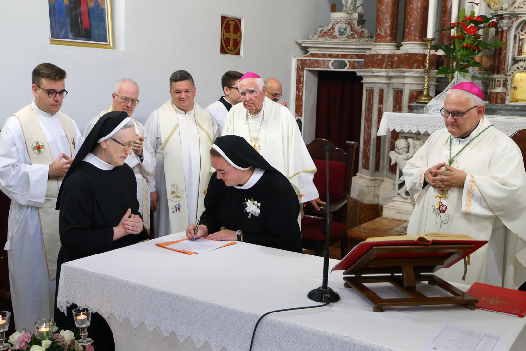Sestra Mirna Bilandžić položila doživotne zavjete