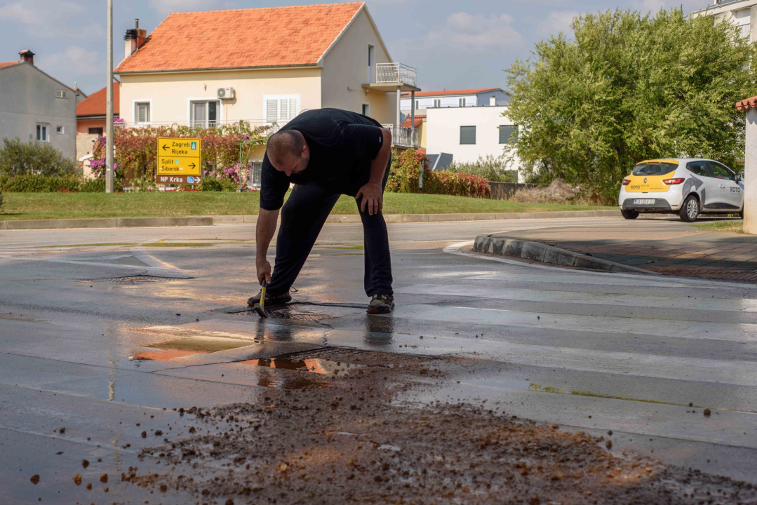 U Vodicama su u tijeku najavljeni radovi, nema poplave