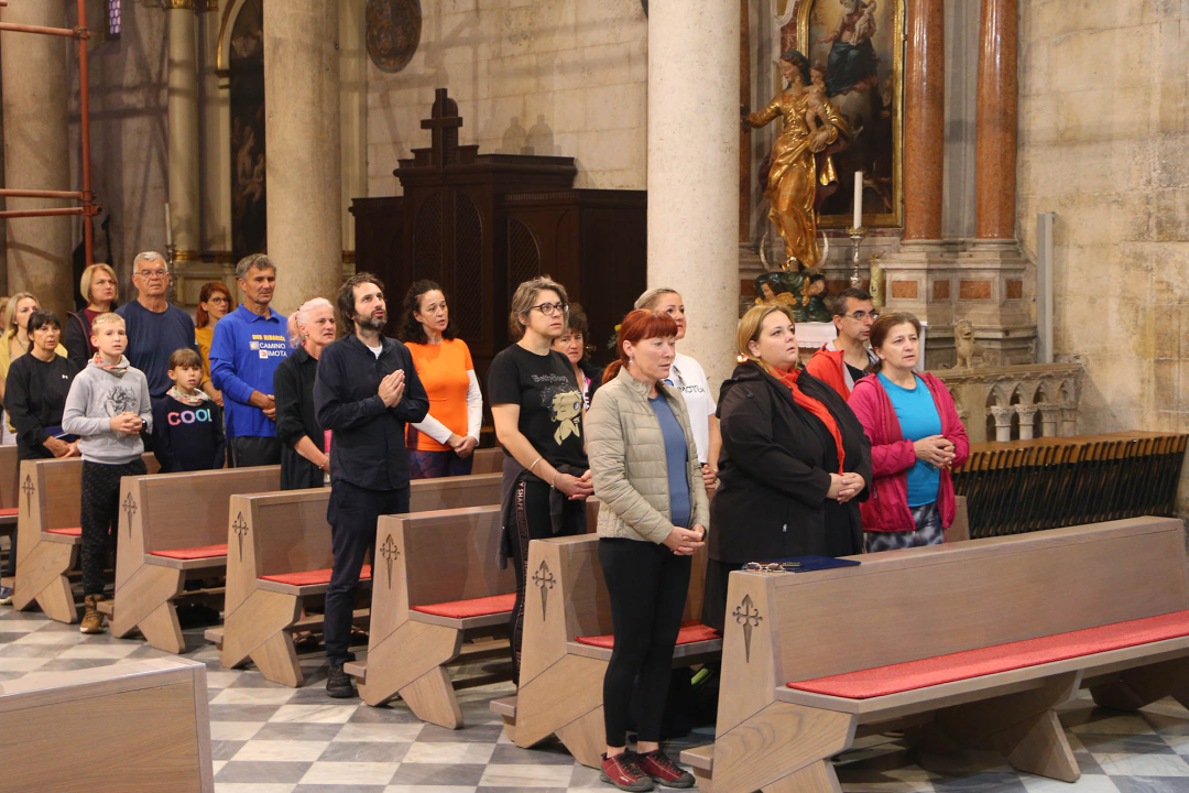 Biskup Rogić predvodio misno slavlje za sudionike 'Camino Šibenik tjedna'