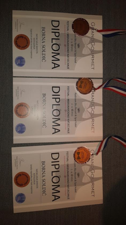 Niko Šupe i Borna Soldić osvojili srebro i broncu na Grand gourmet natjecanju u Splitu