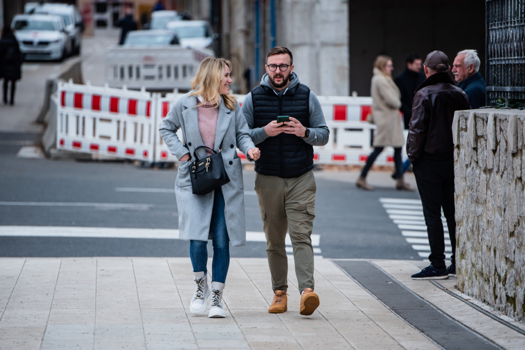 FOTO Đir po gradu, nedjelja 25. prosinca