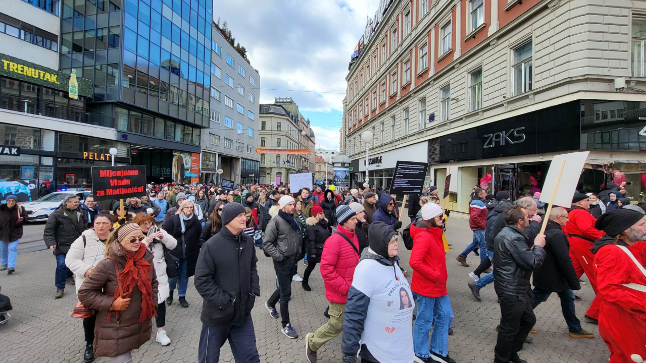 Počeo prosvjed u Zagrebu: 'Mijenjamo Vladu za Matijanića'