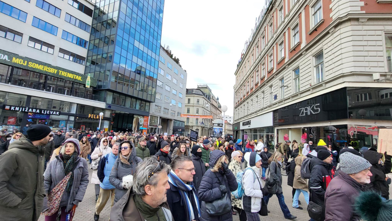 Počeo prosvjed u Zagrebu: 'Mijenjamo Vladu za Matijanića'