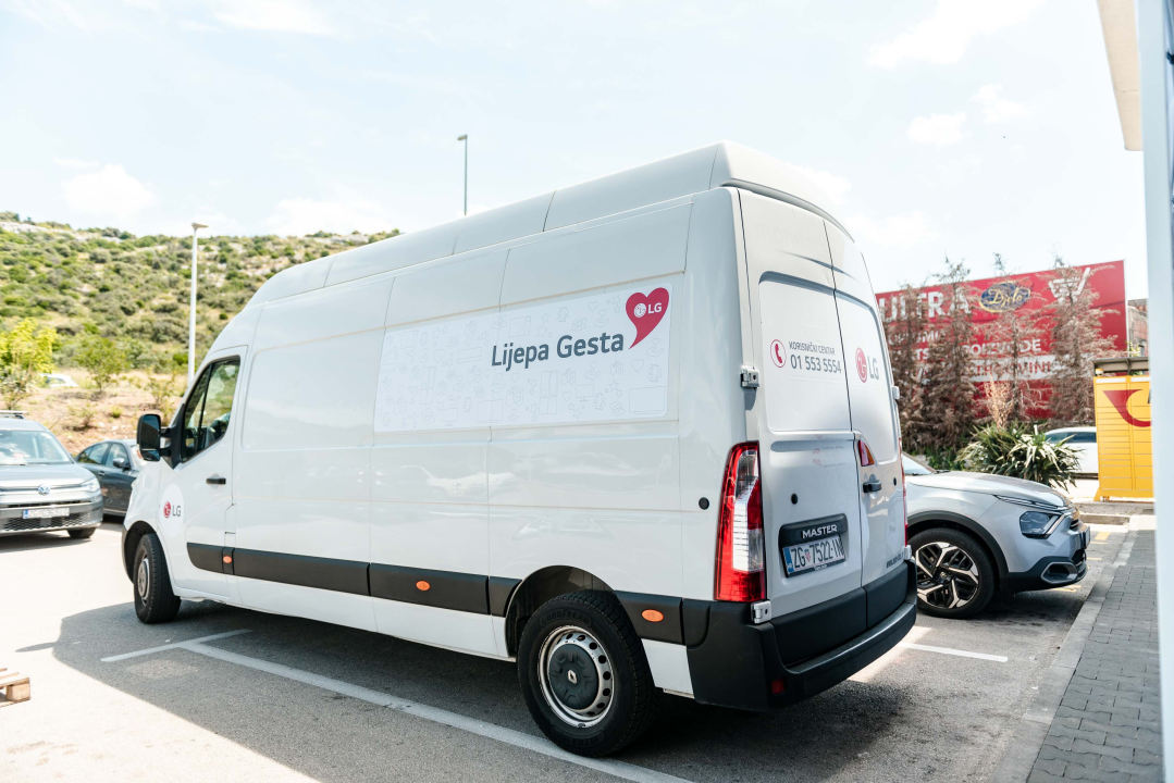 U Šibeniku održana LG-eva kampanja 'Lijepa gesta uz vas od mjesta do mjesta!'