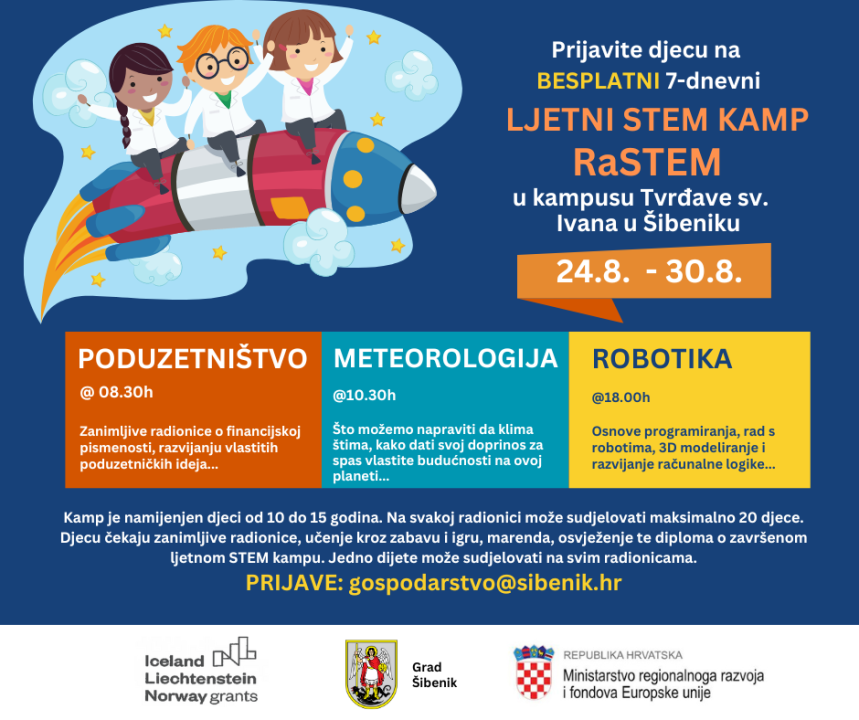 Zoran Vakula, Tinker Labs Šibenik radionica i još mnogi zanimljivi predavači u sklopu ljetnog STEM kampa na Tvrđavi sv. Ivana