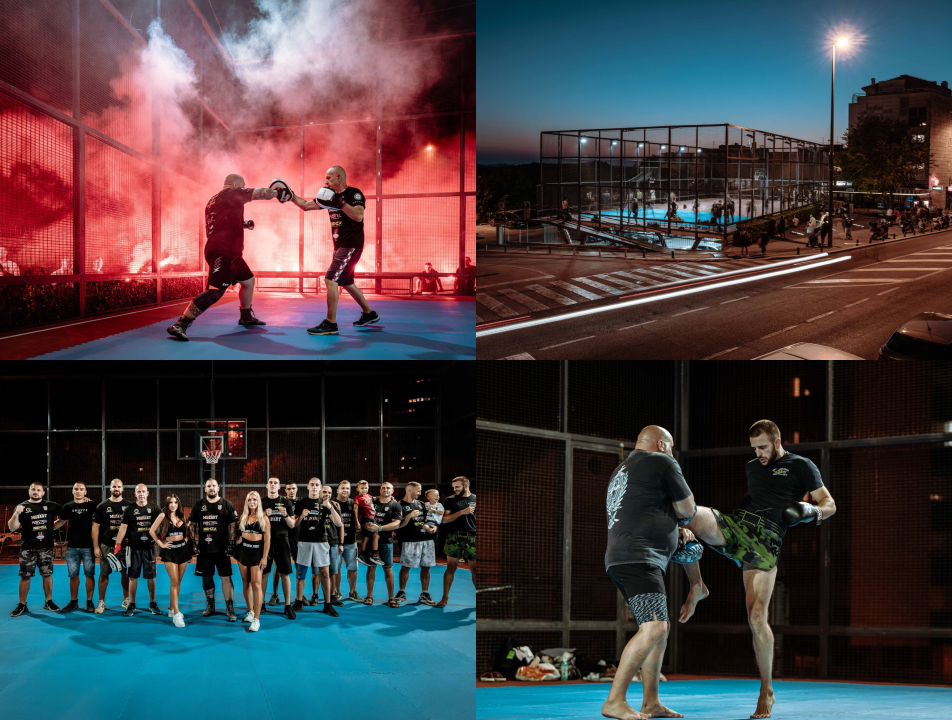 Funcuti bakljadom podržali Franu Vukovića na otvorenom treningu uoči borbe za naslov