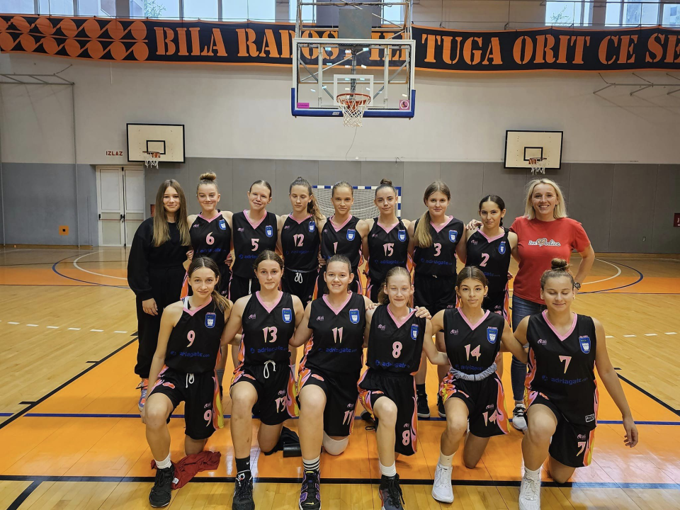 Mlade vodičke košarkašice i drugi put u derbiju bolje od vršnjakinja Šibenika 