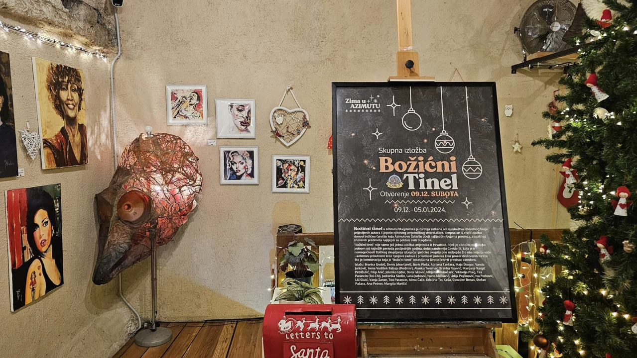 U Azimutu otvorena jedinstvena art &amp; craft izložba 'Božićni tinel'