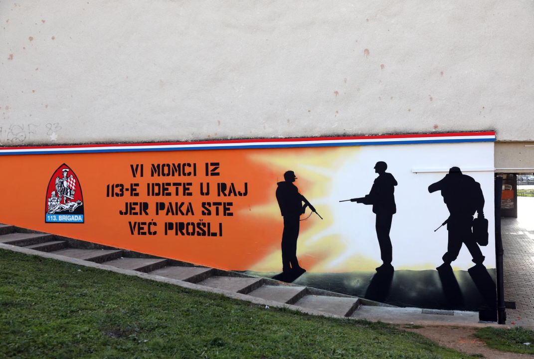 Na Meterizama obnovljen išarani mural posvećen pripadnicima šibenske 113. brigade