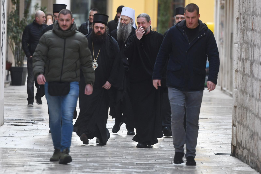 Patrijarh srpski Porfirije služio misu u crkvi Uspenja Bogomatere u Šibeniku