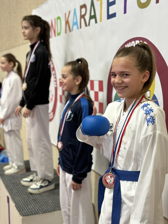  Karate klub Okit Vodice drugi najbolji klub turnira 'Grand karate fun' u Zagrebu