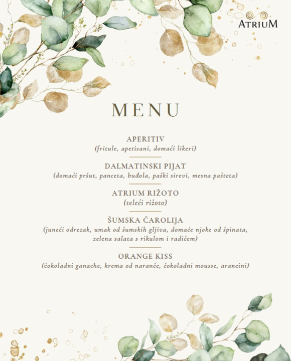 Provedite nezaboravni Dan žena u restoranu Atrium!