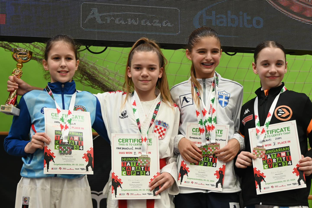 Karataši KK Okit popeli se na pobjedničko postolje u Mađarskoj