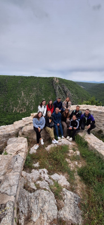 Studenti Turističkog menadžmenta VUŠ-a na terenskoj nastavi u NP Krka