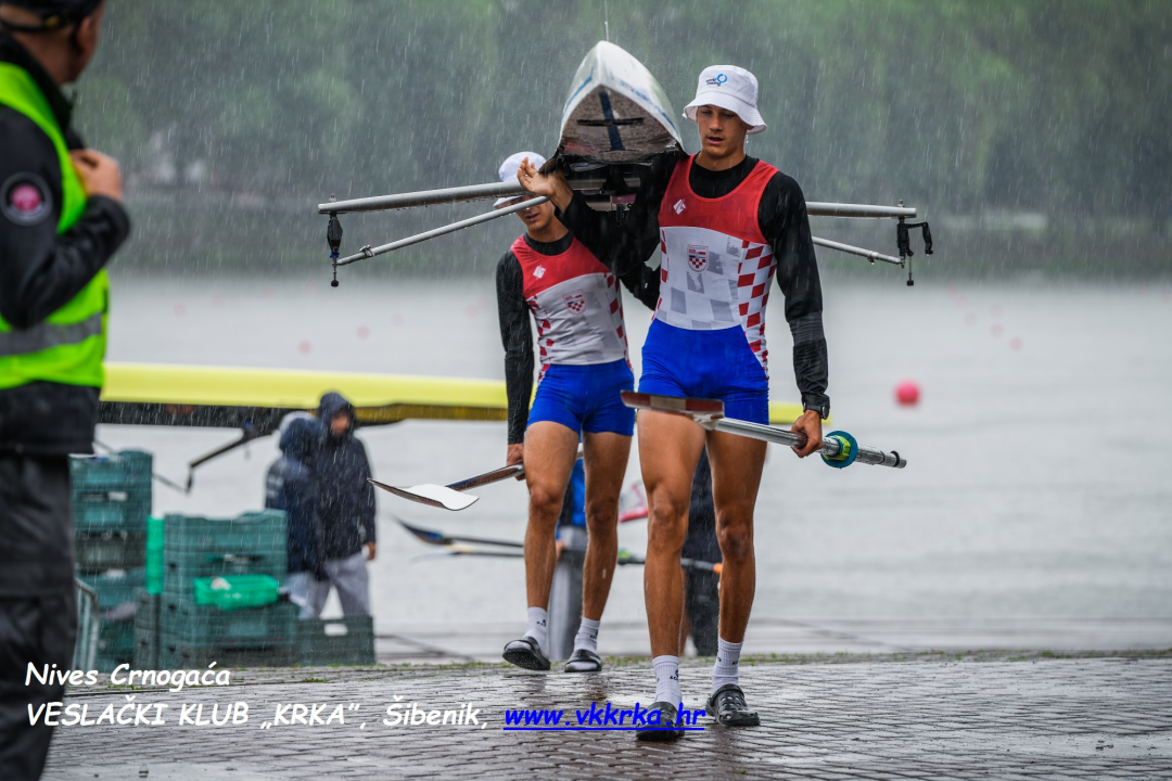 Tri veslača Krke nastupila za Hrvatsku na Europskom juniorskom prvenstvu, dali sve od sebe po teškom vremenu