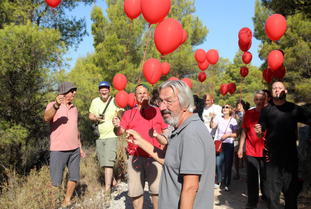 Pušteni baloni sjećanja za prvi partizanski šibenski odred koji je u rat krenuo s Piska