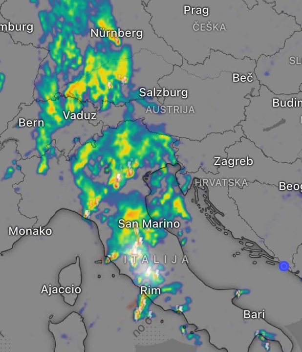 Upaljen meteoalarm: Stiže promjena vremena, južina i pljuskovi
