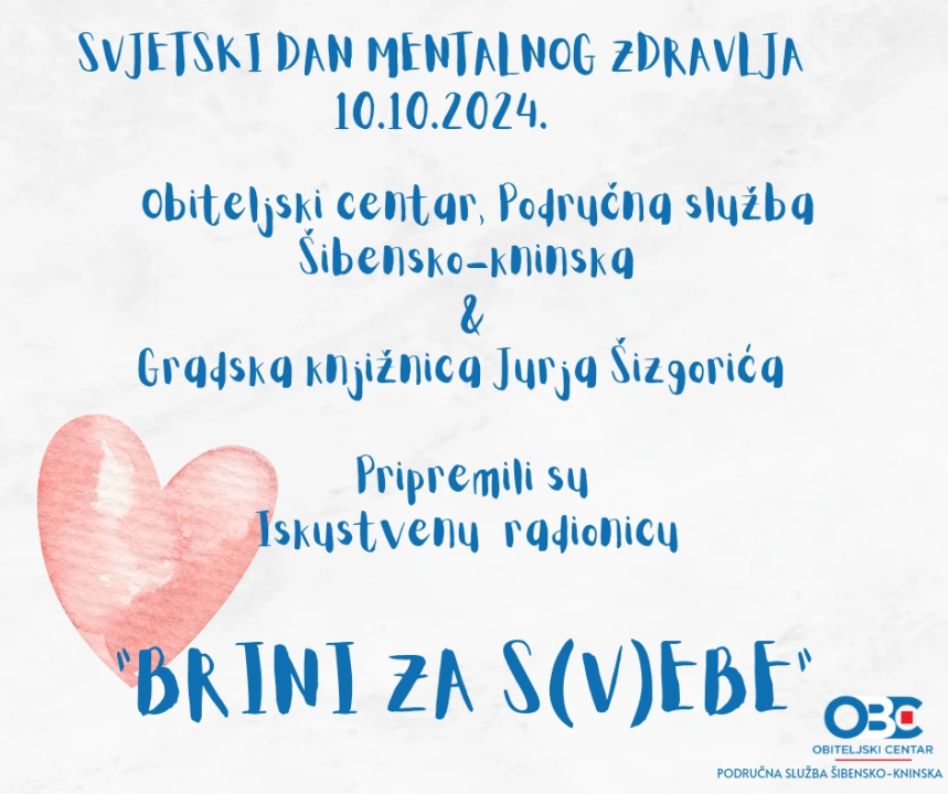 Obilježavanje Svjetskog dana mentalnog zdravlja u Gradskoj knjižnici uz zanimljivu radionicu