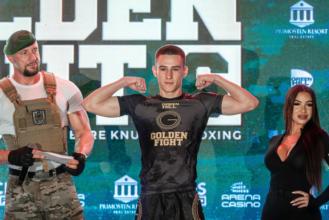 Borilački događaj 'Golden Fight 6' večeras na Baldekinu, sinoć održan uvod