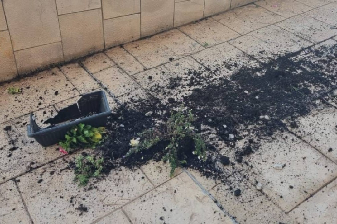 Vandali u centru Vodica porušili gredice sa cvijećem