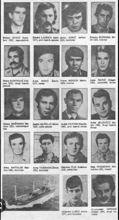 Prošlo je 45 godina od havarije broda 'Kaprije': 18 šibenskih pomoraca stradalo u Mramornom moru