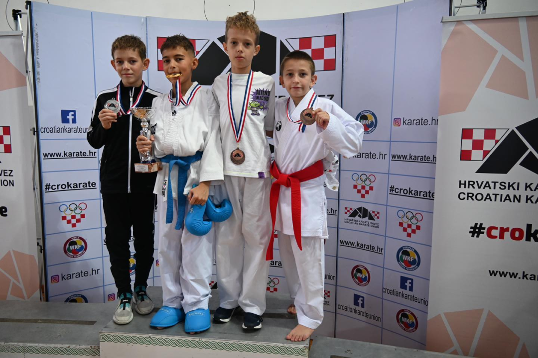 Karate klub Okit Vodice među tri najbolja kluba u zemlji