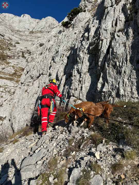 Šibenski HGSS-ovci spasili dva lovačka psa na surovom terenu Dinare