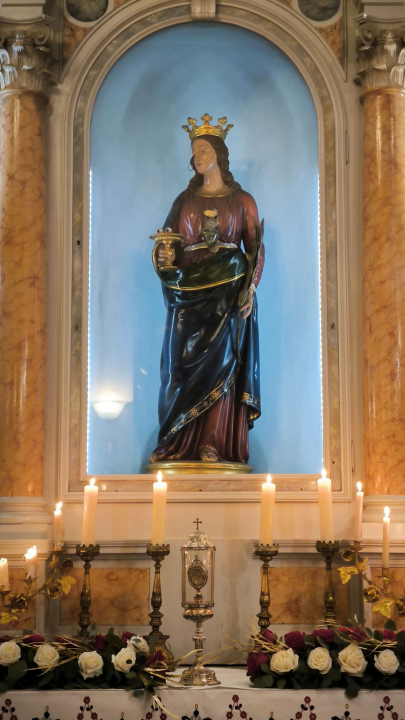 U samostanskoj crkvi benediktinki  proslavljen blagdan sv. Luce