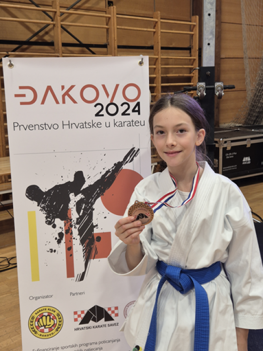 Karate klub Šibenik došao do medalja na Prvenstvu Hrvatske