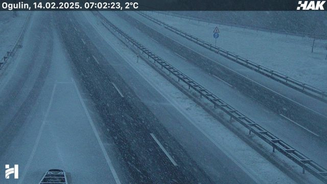 Zimski uvjeti diljem zemlje, pada obilan snijeg