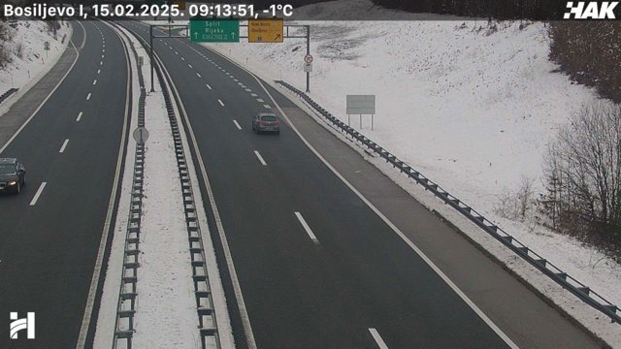 Vjetar i snijeg stvaraju probleme: Za sav promet zatvorena dionica Dalmatine