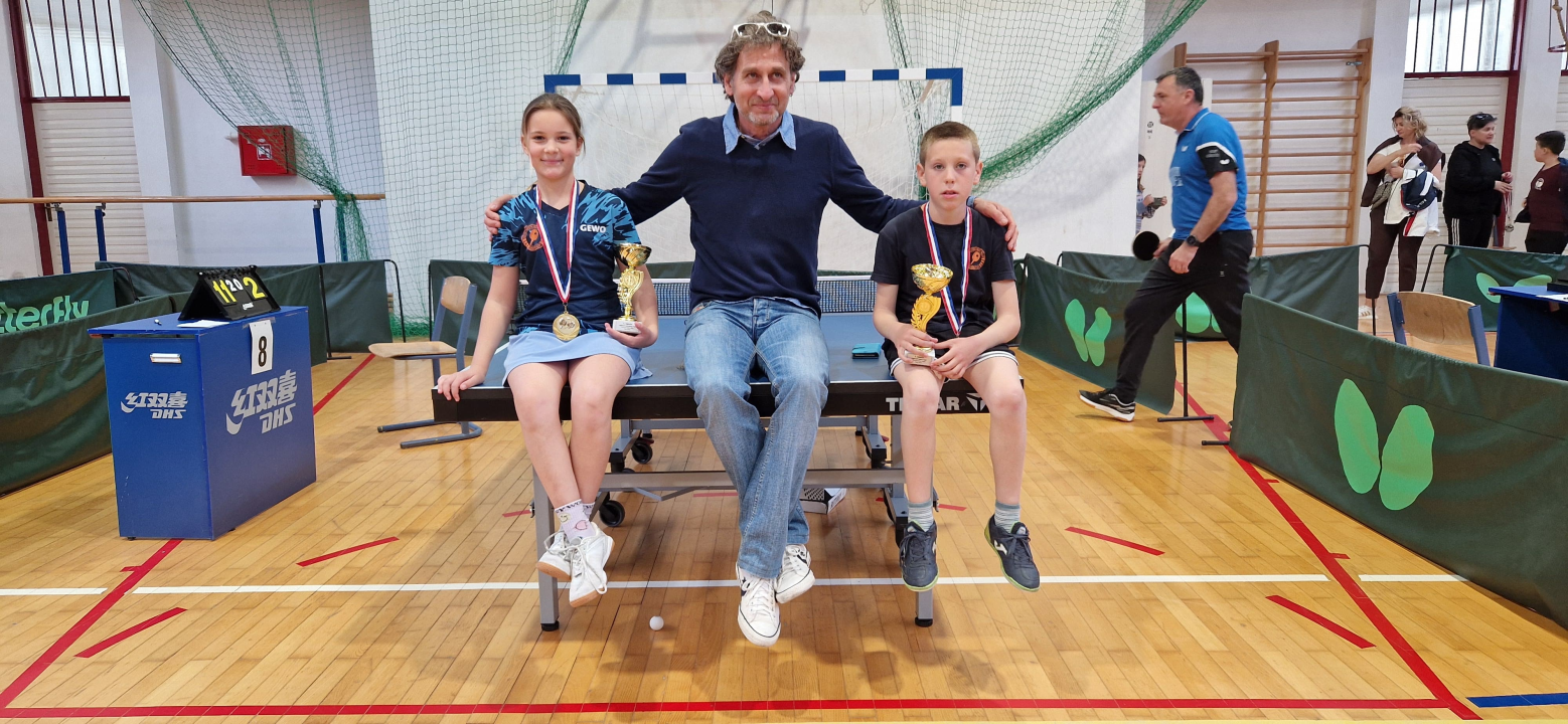 FOTO: Stolnotenisači Šibenika Martinović i Livić uspješni na Pagu te se plasirali na državno prvenstvo