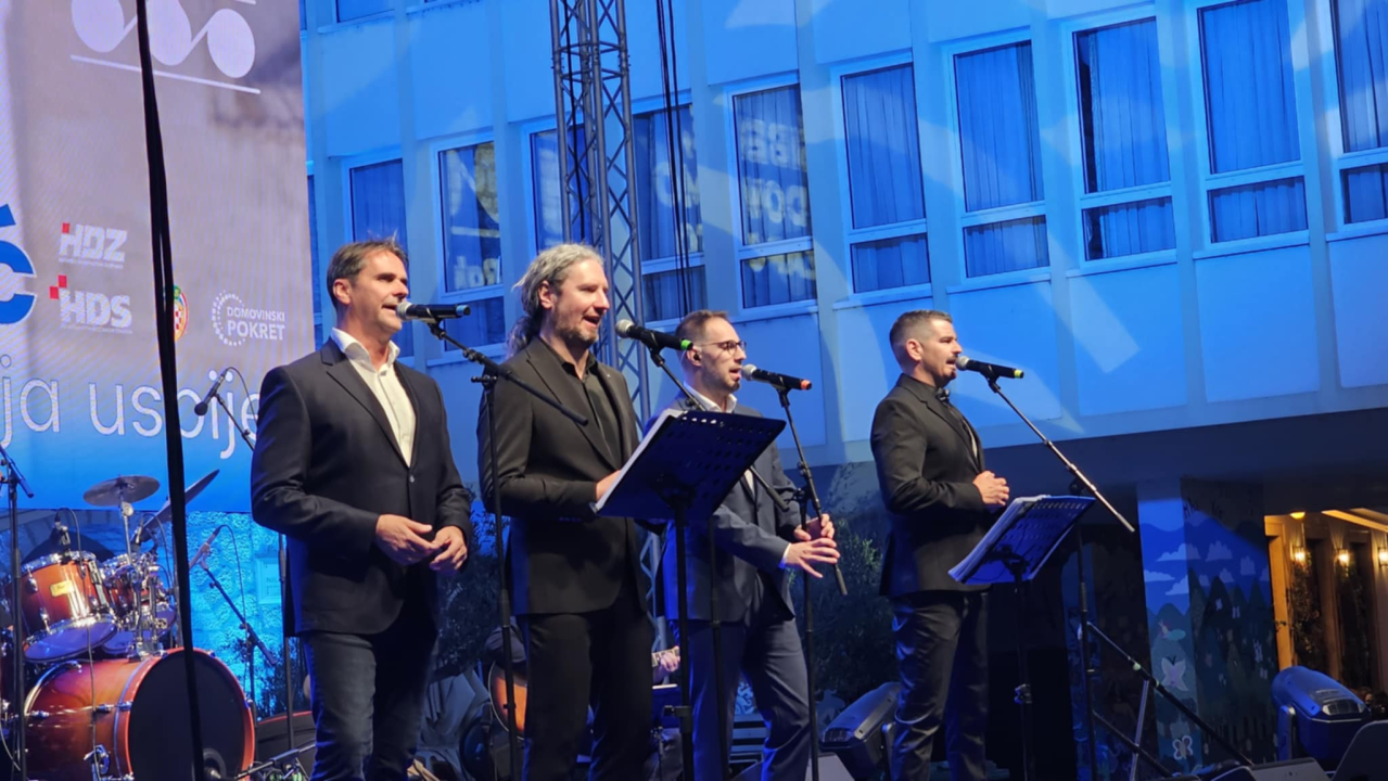 HDZ Šibensko-kninske županije proslavio 35. obljetnicu: Finale slavlja uz šibenski koncert 'Četiri Tenora' 