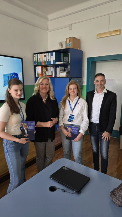 EU zastupnica Željana Zovko posjetila Ekonomsku školu Šibenik: susret znanja, dijaloga i europskih vrijednosti